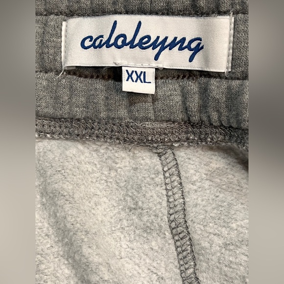 Caloleyng Gray Men's Casual Sweat Shorts Size XXL - Picture 8 of 12